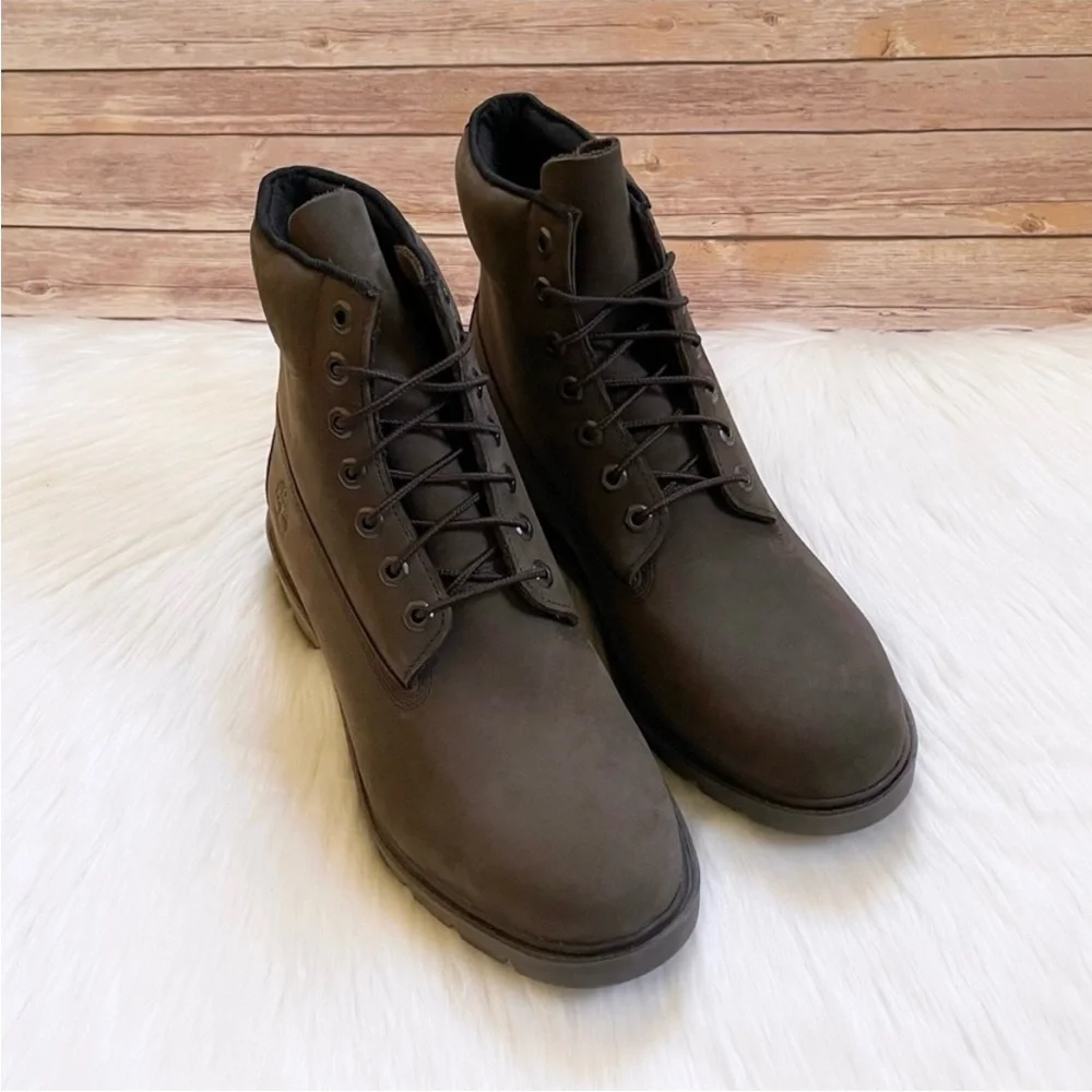 Timberland Men’s Classic 6 Inch Waterproof Brown Boots - Picture 3 of 7